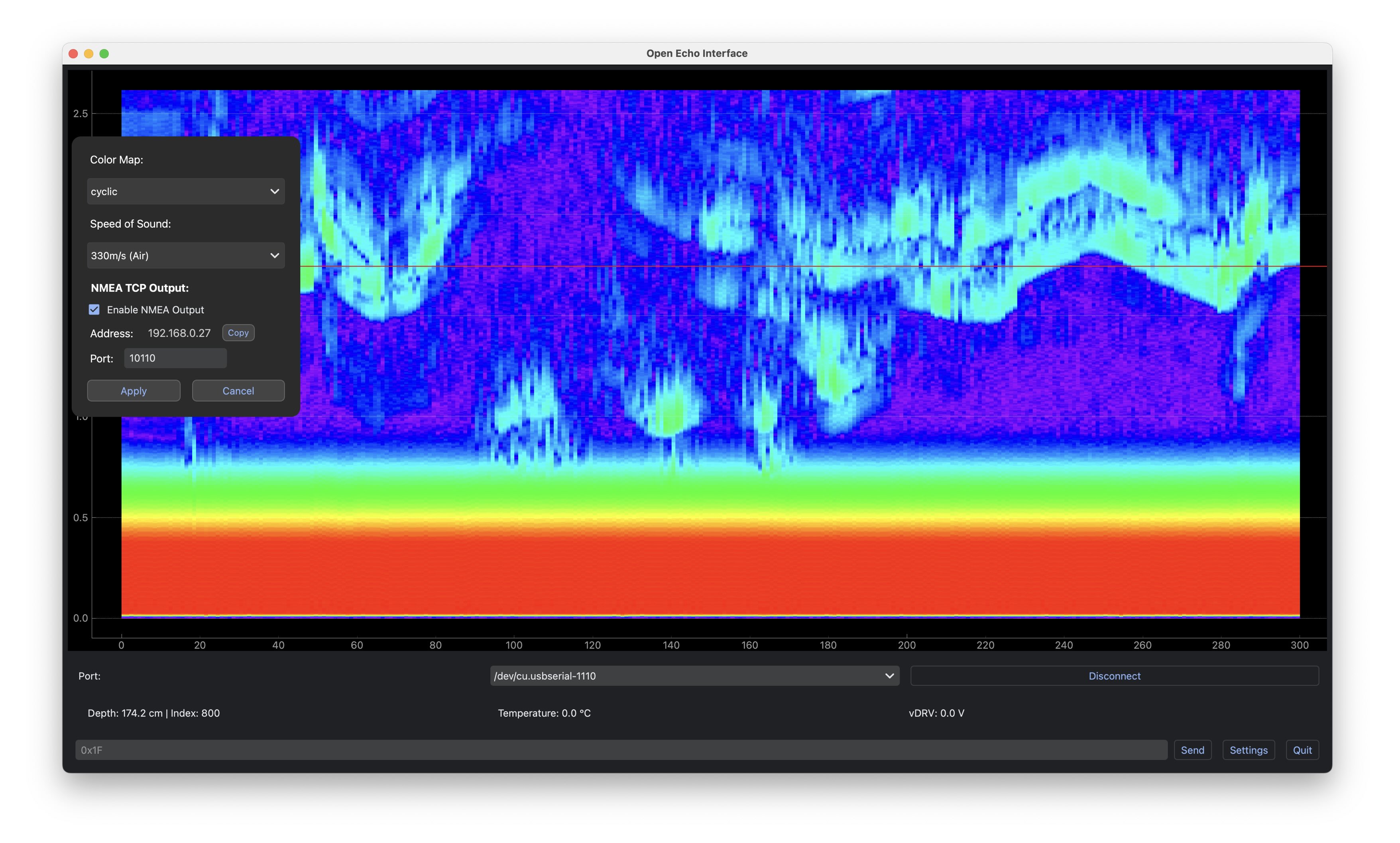 Open Echo Interface Software